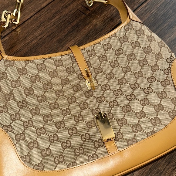 Rare✨Gucci Jackie O 1961 hobo bag GG purse vintage shoulder bag chain strap - Picture 8 of 17